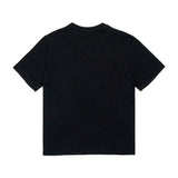 Dsquared2 Kids T-Shirt Nera con Logo Multicolor Wave per Bambini