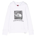 Felpa con Cappuccio Bianca Box - The North Face Kids | Florence Kids