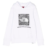 Felpa con Cappuccio Bianca Box - The North Face Kids | Florence Kids