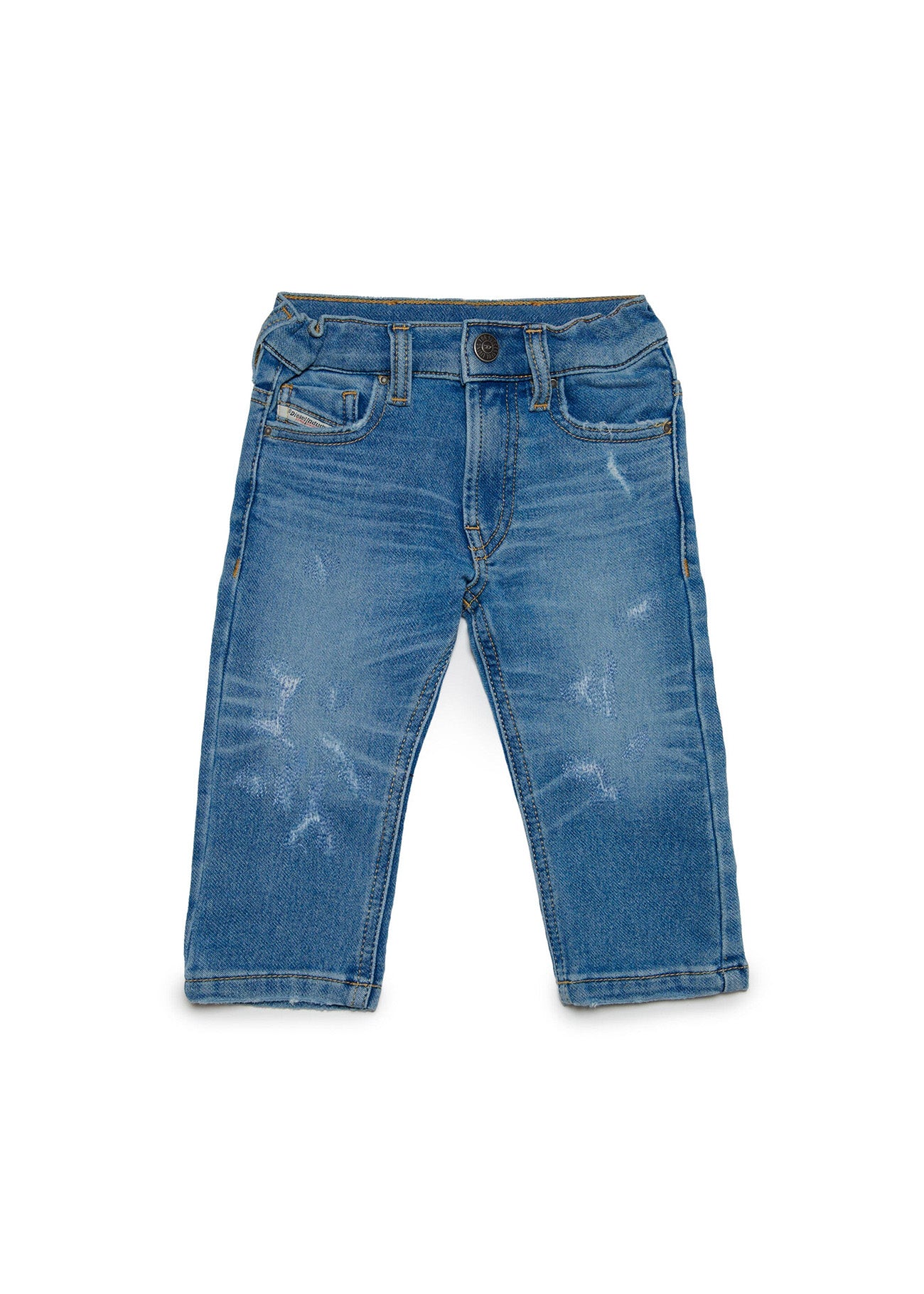 Diesel Kids JoggJeans con Abrasioni per Neonati