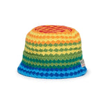 N°21 Kids Bucket Crochet Rainbow per Bambine