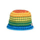 N°21 Kids Bucket Crochet Rainbow per Bambine