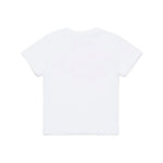 Dsquared2 Kids T-Shirt Bianca con Logo Multicolor Effetto Wave per Neonati