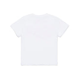 Dsquared2 Kids T-Shirt Bianca con Logo Multicolor Effetto Wave per Neonati
