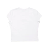 Diesel Kids T-Shirt Bianca con Logo Oval D per Bambine