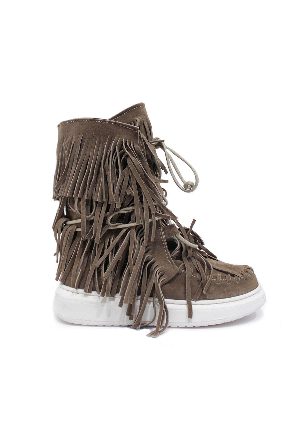 Jammers Bambina Stivale Di Camoscio Beige