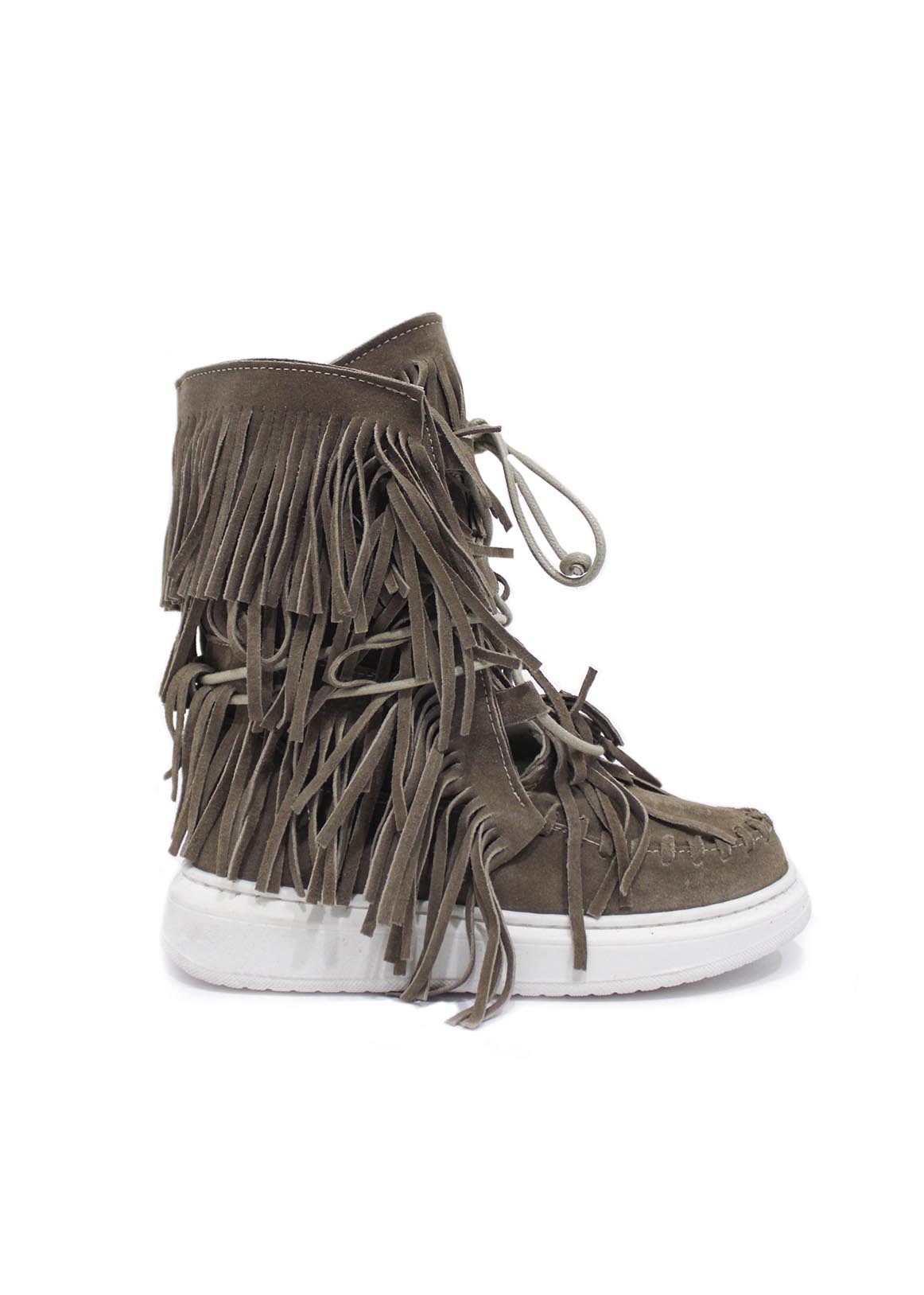 Jammers Bambina Stivale Di Camoscio Beige