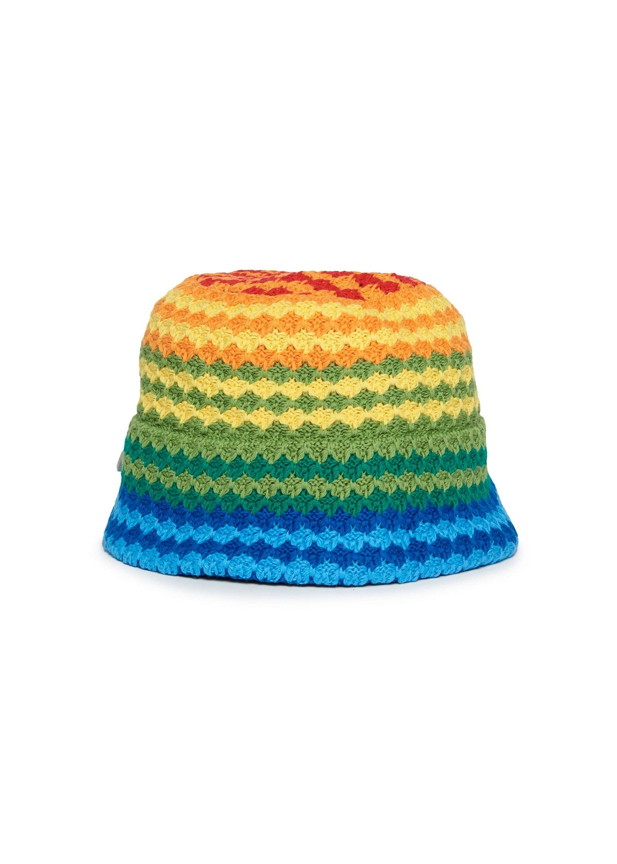 N°21 Kids Bucket Crochet Rainbow per Bambine