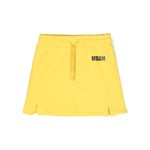 Msgm Kids Gonna Gialla con Stampa Logo