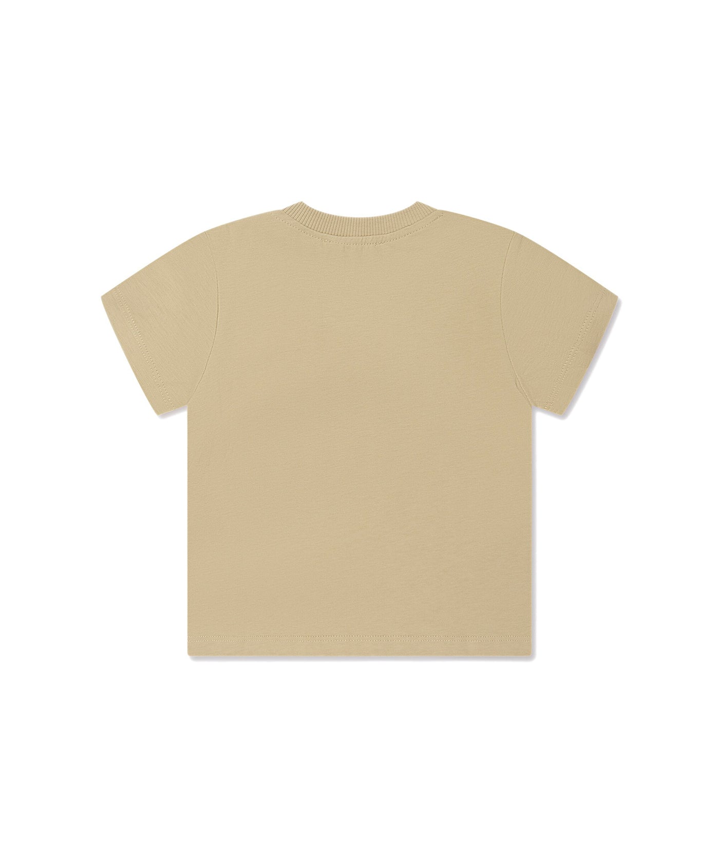 Moschino Kids T-shirt Natural con Stampa per Neonati