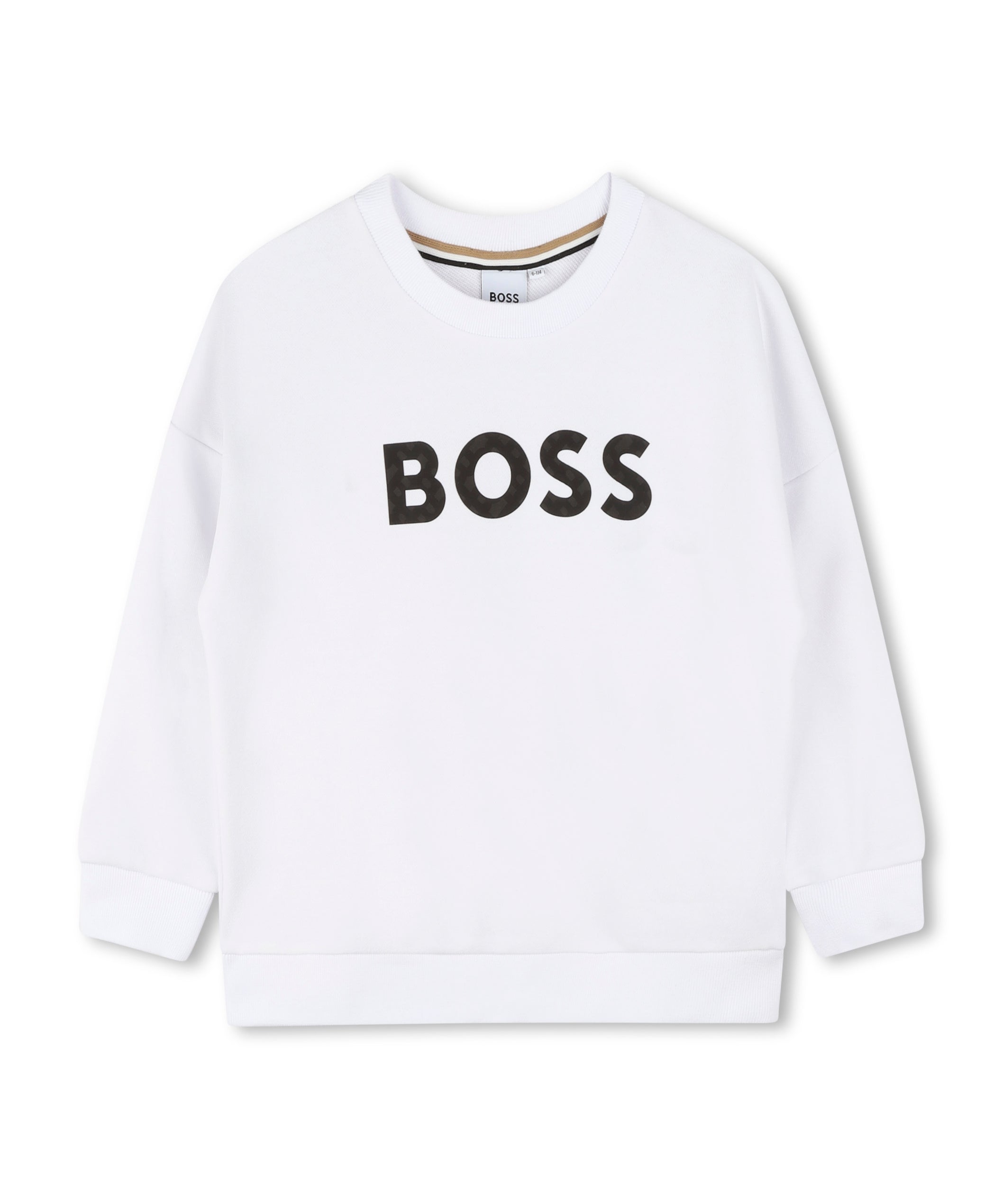 Felpa Girocollo con Stampa Logo BOSS per Bambini - Comfort e Stile in Ogni Dettaglio