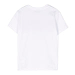 Moschino Kids T-Shirt Bianca con Stampa