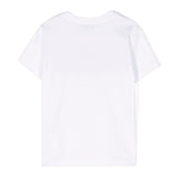 Moschino Kids T-Shirt Bianca con Stampa