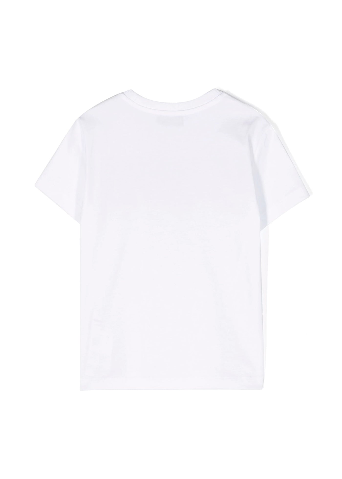 Moschino Kids T-Shirt Bianca con Stampa