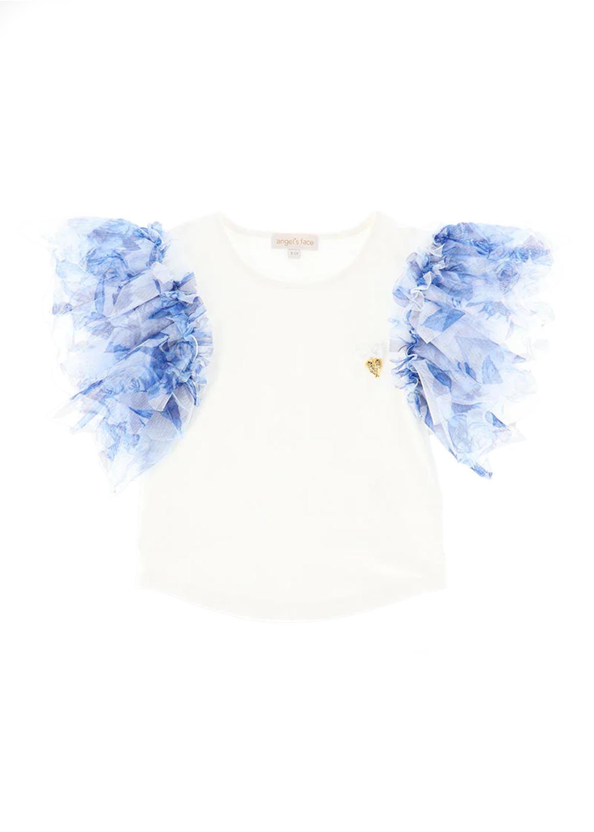 Angel's Face Girls White T-Shirt