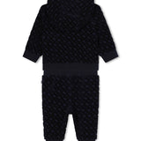 Completo Tuta con Logo All-Over BOSS Kids - Stile Sportivo e Comodità in una Miscela di Cotone