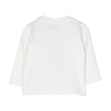 T-shirt Bianca Teddy Bear Cuore Moschino Kids: Dolcezza e Stile per le Piccole Fashion Icon