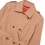 Max & Co Kids Trench Doppiopetto Beige con Cintura