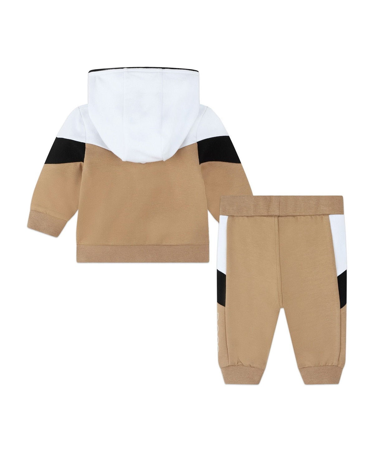 Boss Kids Tuta Completa Jogging Beige per Neonati