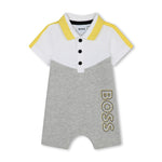 Boss Kids Pagliaccetto con Design Colorblock