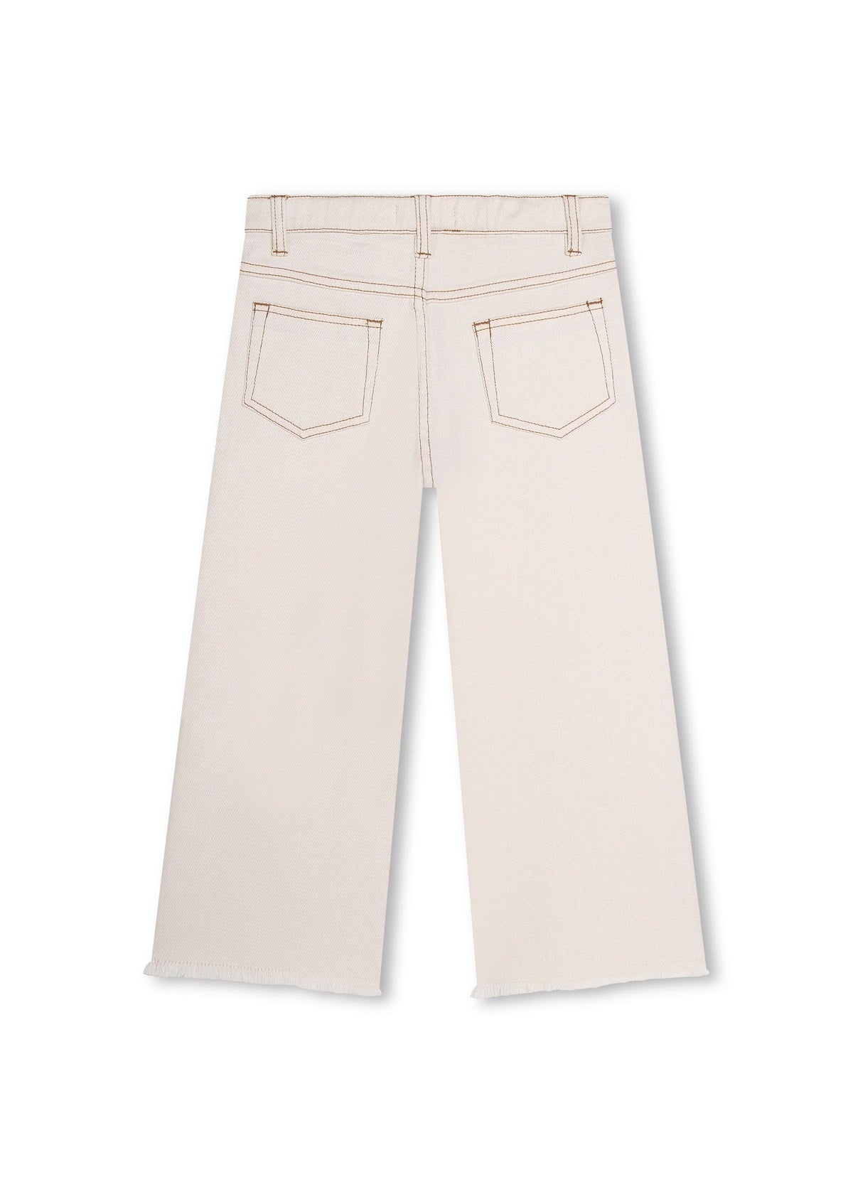 Michael Kors Kids Jeans a Gamba Ampia con Cuciture a Contrasto