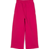 Pantaloni a Palazzo MSGM Kids | Fucsia con Logo | Stile e Comfort per Bambine