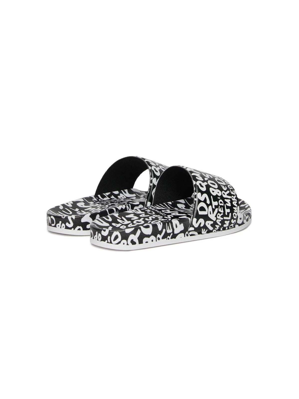 Dsquared2 Kids Ciabatte Slide All-over per Bambini