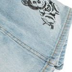 Moschino Kids Short di Jeans effetto Gonna per Bambine