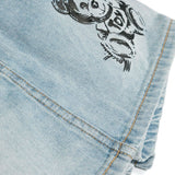 Moschino Kids Short di Jeans effetto Gonna per Bambine