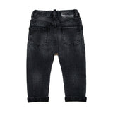 Dsquared2 Kids Jeans Nero Sfumato per Neonati