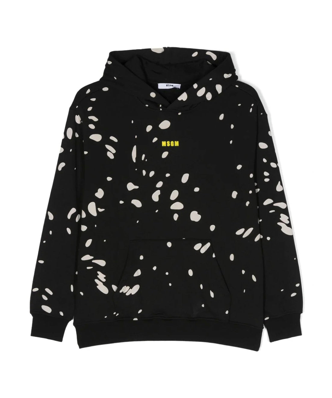 Scopri la felpa con cappuccio MSGM Kids con stampa logo