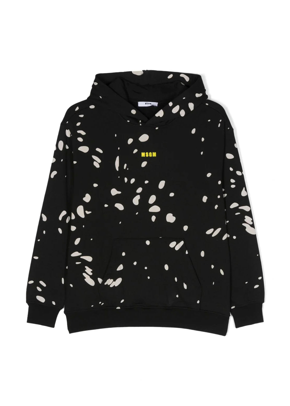 Scopri la felpa con cappuccio MSGM Kids con stampa logo