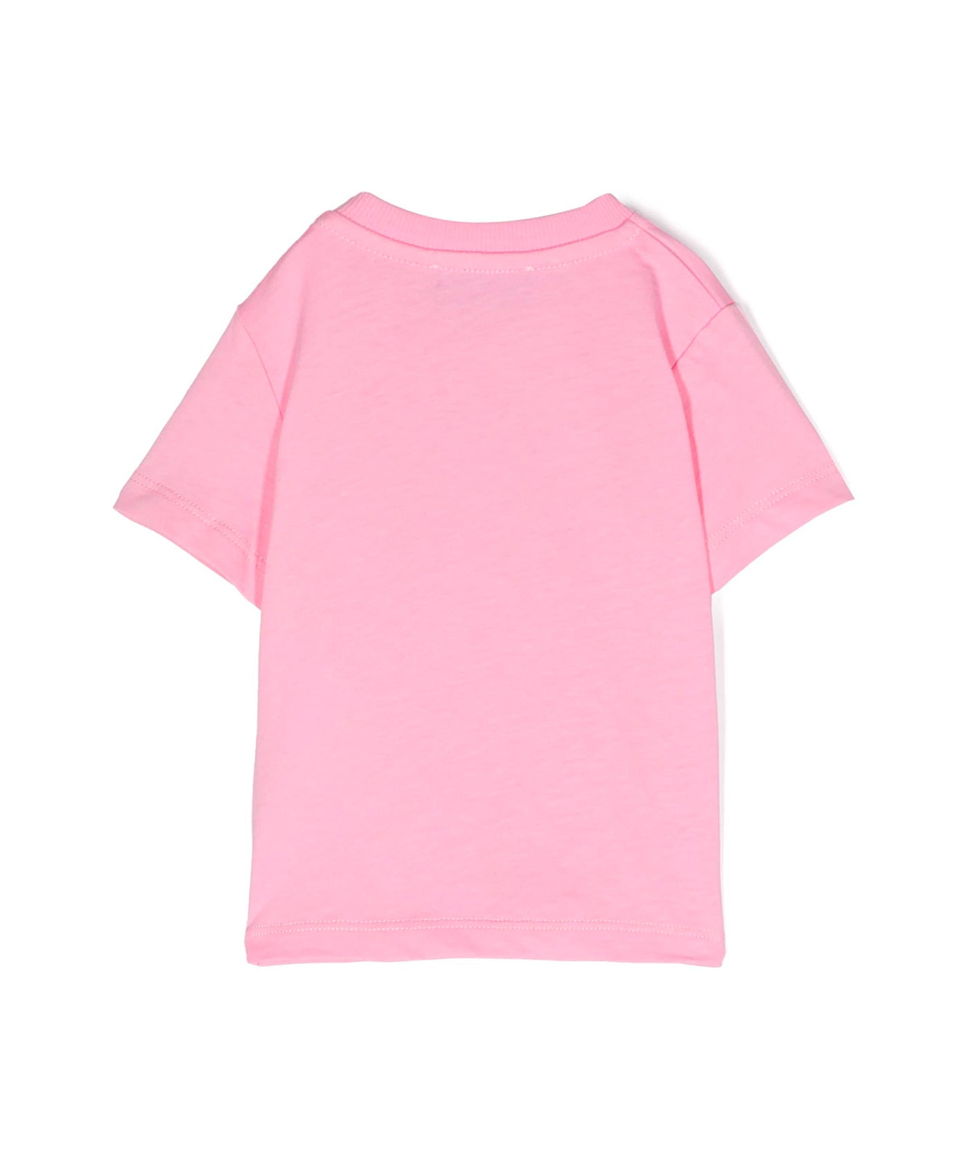 Moschino Kids T-Shirt Rosa Teddy Bear per Neonate