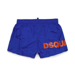 Dsquared2 Kids Costume Boxer Blu per Bambini