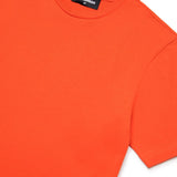 Dsquared2 Kids T-shirt Arancione con Logo a Contrasto
