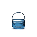 Borsa Diesel 1DR XS in Pelle Lucida Blu