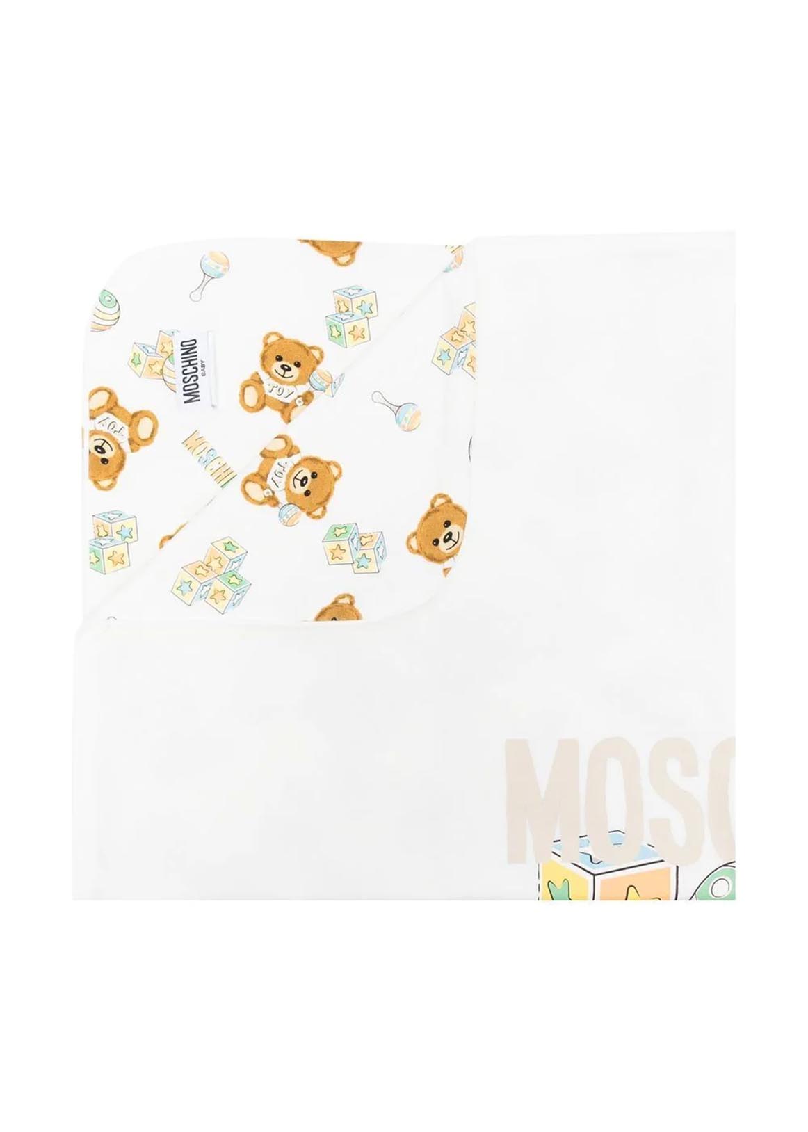 Moschino Coperta Bianca