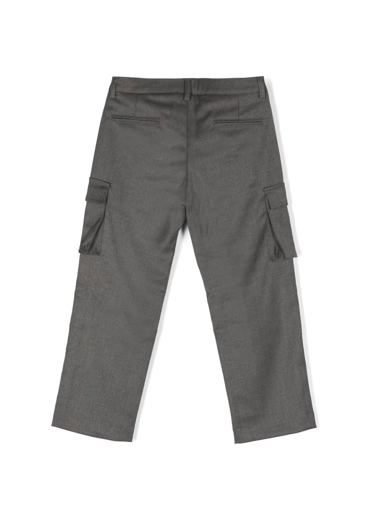 MSGM Kids Pantalone Cargo Grigio