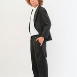 I'm Brian Pantalone con righe di gesso Nero