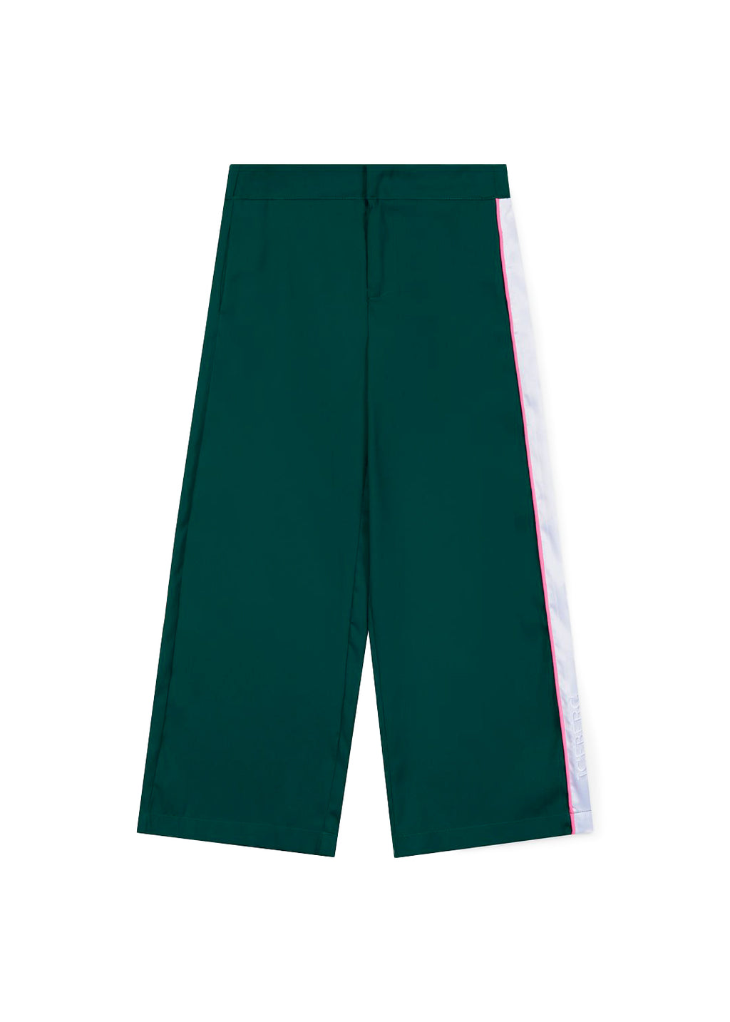 Iceberg Kids Pantalone Sportivo Verde per Bambine