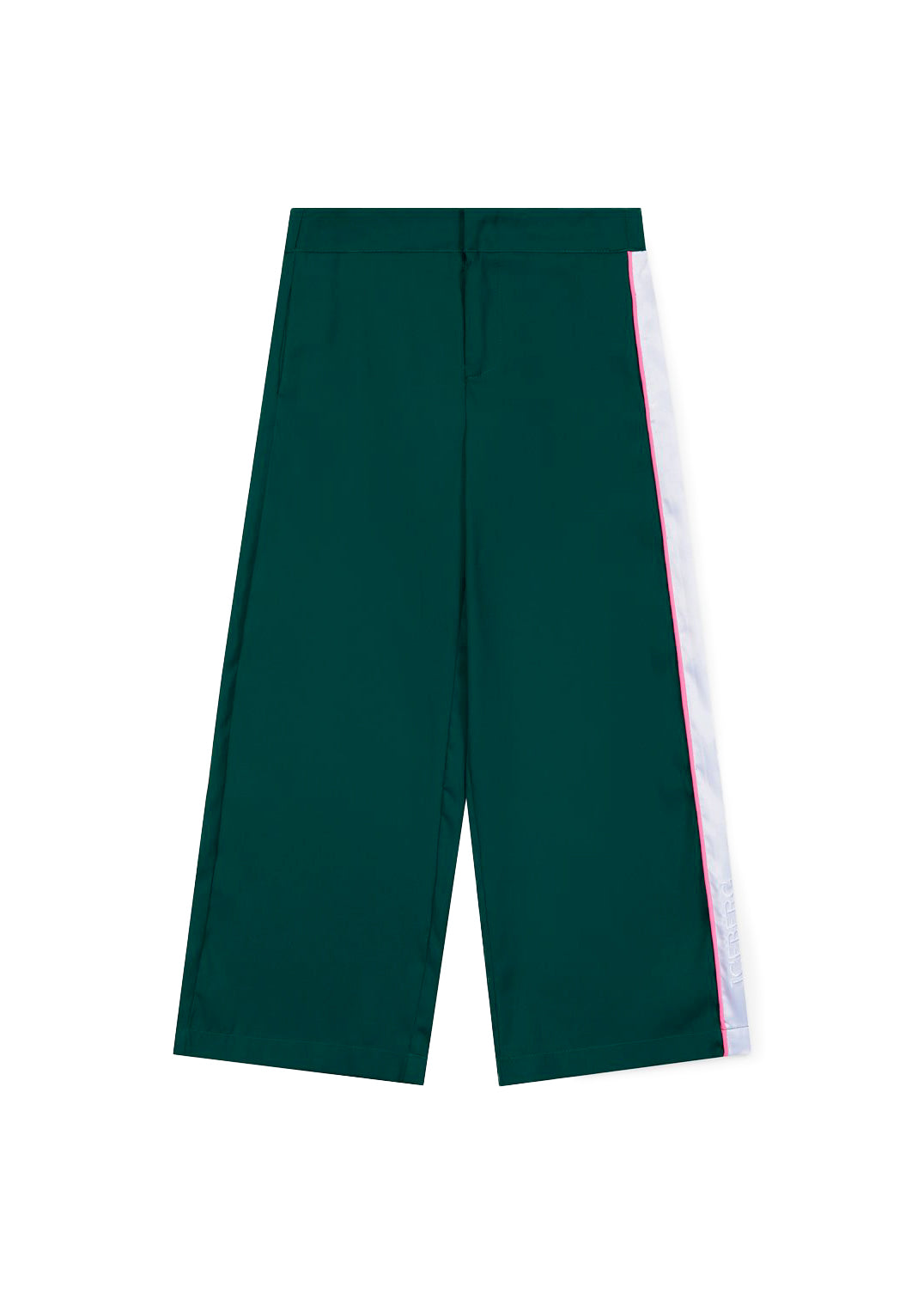 Iceberg Kids Pantalone Sportivo Verde per Bambine