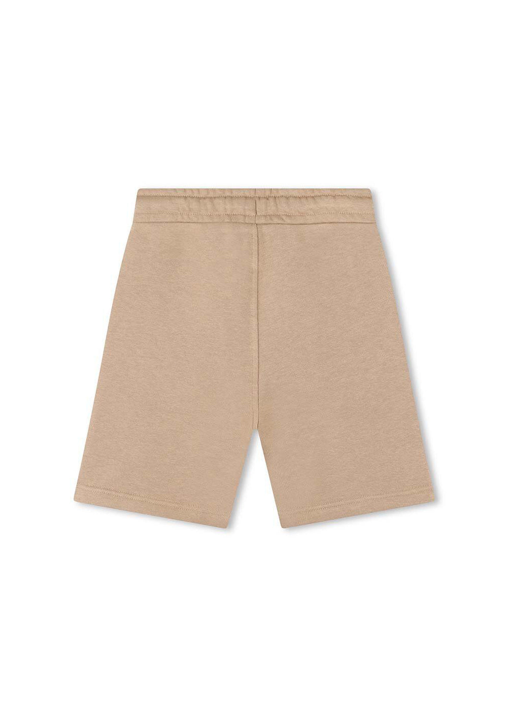 Boss Kids Short Beige con Stampa Logo per Bambini