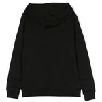 Felpa in Pile con Cappuccio e Stampa Logo BOSS Kids - Stile Sportivo e Confortevole in Bianco e Nero