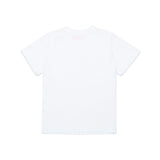 Diesel Kids T-Shirt Bianca con Logo Oval D per Neonati