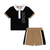Boss Kids Completo Polo e Short per Neonati