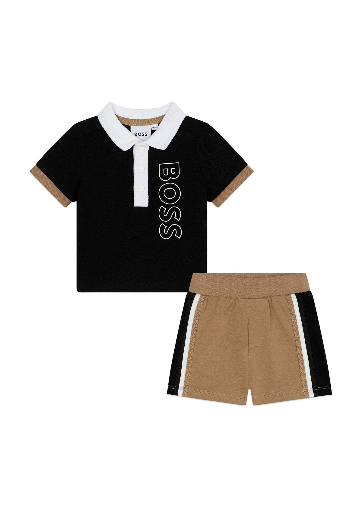 Boss Kids Completo Polo e Short per Neonati