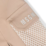 Msgm Kids Gonna Beige Plissettata con Tasconi