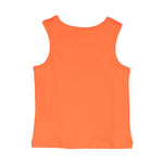 Msgm Kids Canotta Arancione a Costine