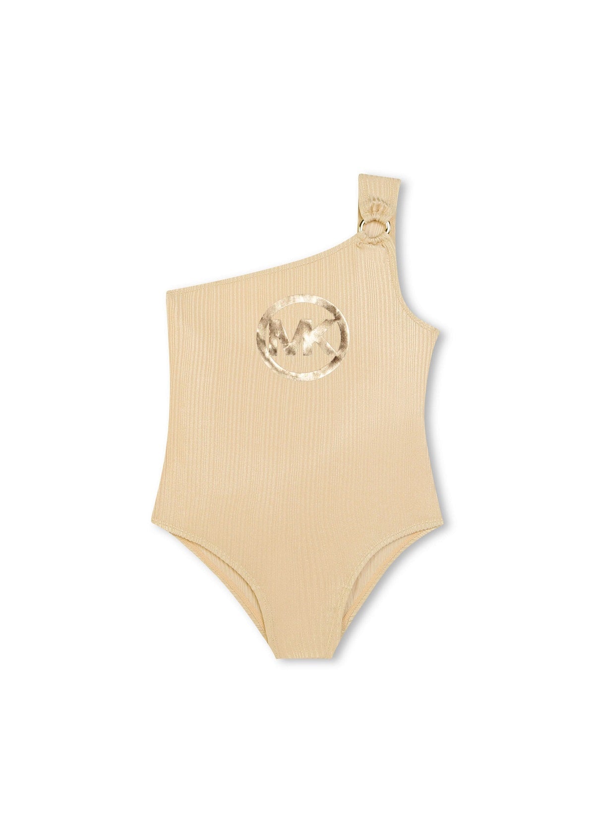 Michael Kors Kids Costume Intero Monospalla Oro per Bambine