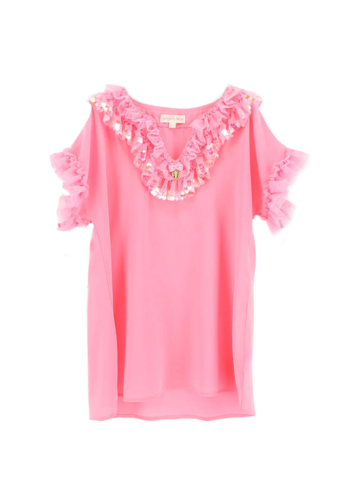 Angel's Face Girls Pink Dress